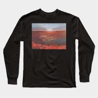 Poppy Delight oil painting by tabitha kremesec Long Sleeve T-Shirt